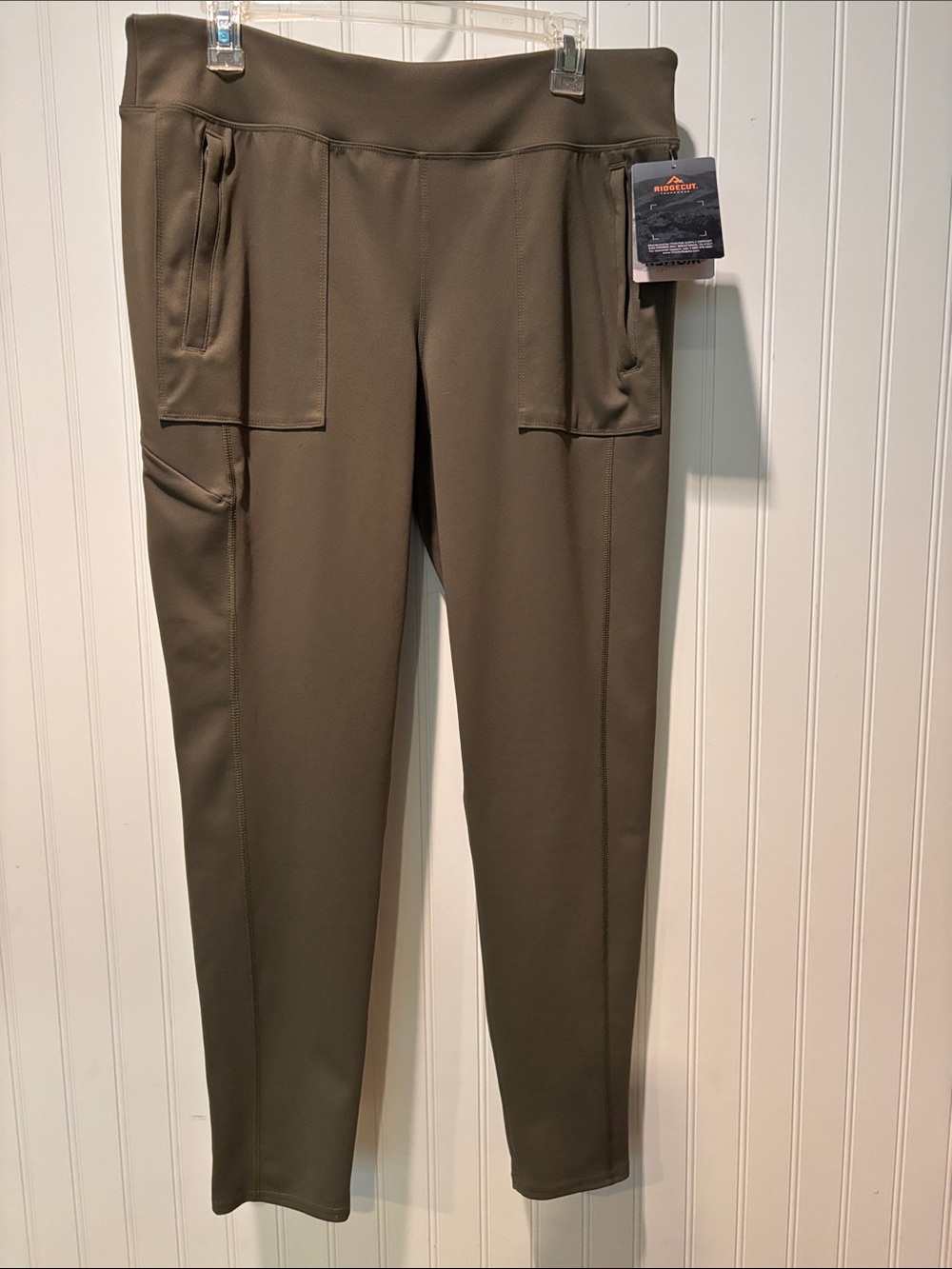 Ridgecut Toughwear Women’s Olive Green Leggings Sz L